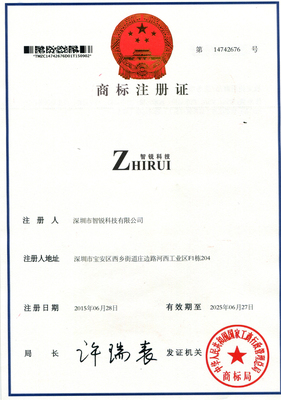 Trademark of zhirui technology